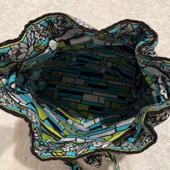Vera Bradley Island Blooms Quick Draw Floral Bucket Bag Adjustable Strap - Picture 7 of 14